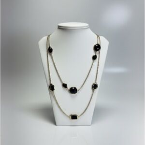 Elegant Black and Gold Necklace